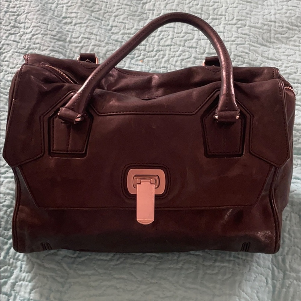 Vintage Botkier black leather handbag
